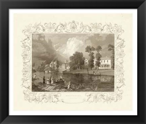 Framed Views Of England II Print