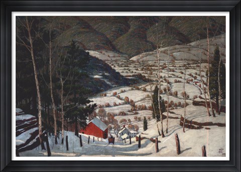 Framed Winter Print