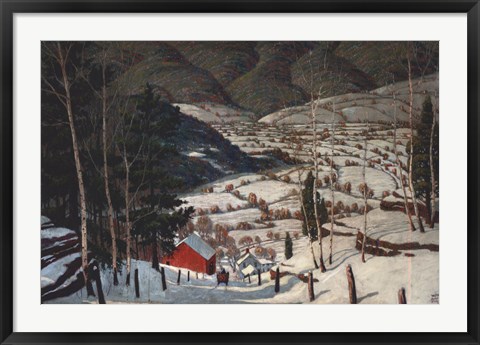 Framed Winter Print