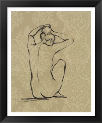 Framed Sophisticated Nude I Print