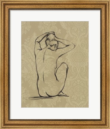 Framed Sophisticated Nude I Print