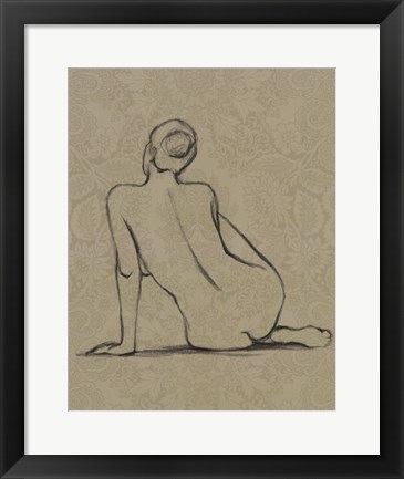 Framed Sophisticated Nude II Print