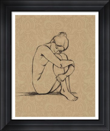 Framed Sophisticated Nude III Print