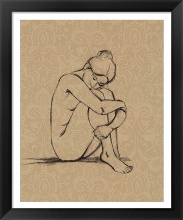 Framed Sophisticated Nude III Print