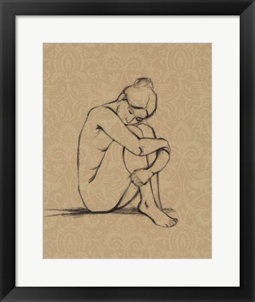 Framed Sophisticated Nude III Print