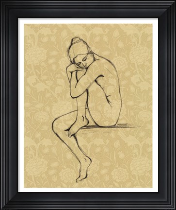 Framed Sophisticated Nude IV Print