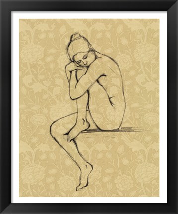 Framed Sophisticated Nude IV Print