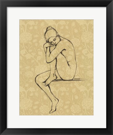 Framed Sophisticated Nude IV Print