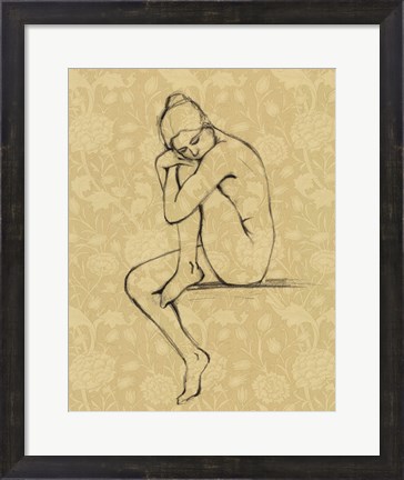 Framed Sophisticated Nude IV Print
