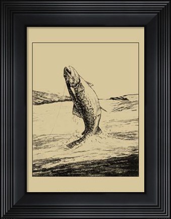 Framed Fisherman's Delight I Print