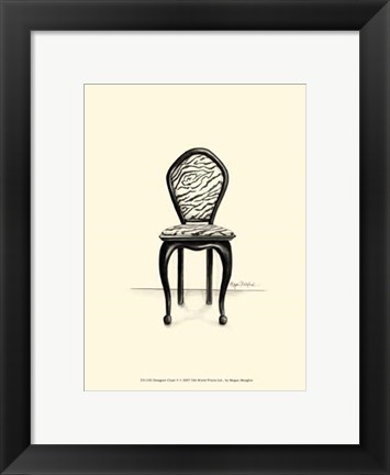 Framed Designer Chair V Print