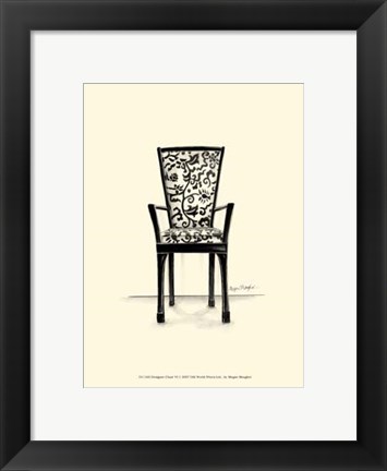 Framed Designer Chair VI Print