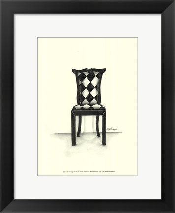 Framed Designer Chair VII Print