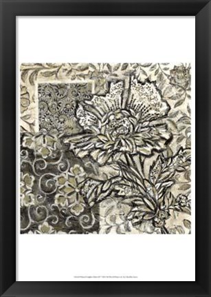 Framed Printed Graphic Chintz III Print