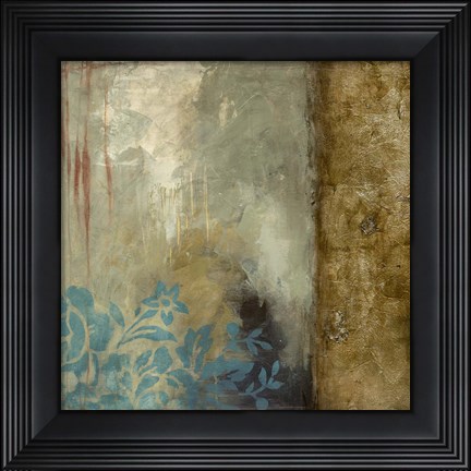 Framed Teal Patina III Print
