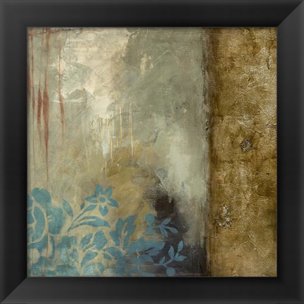 Framed Teal Patina III Print