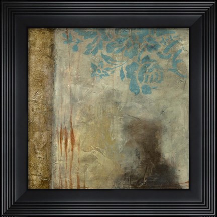 Framed Teal Patina IV Print