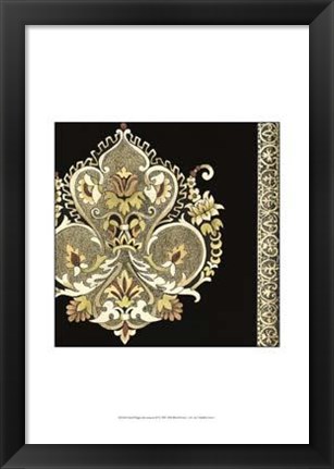 Framed Small Regal Adornments II Print