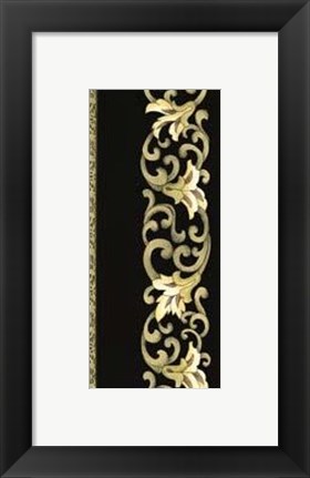 Framed Small Regal Adornments III Print