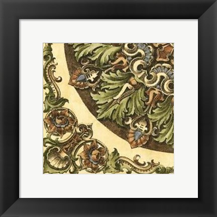 Framed Mini Renaissance Elements III Print