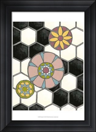 Framed Tileworks I Print