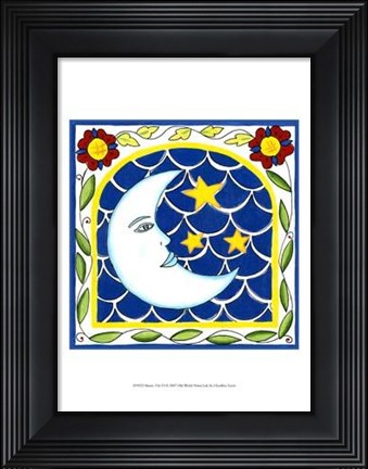 Framed Rustic Tile VI Print