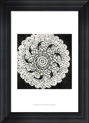 Framed Mini Abstract Rosette I Print