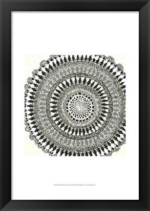 Framed Mini Abstract Rosette III Print