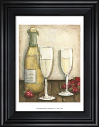 Framed Champagne Print