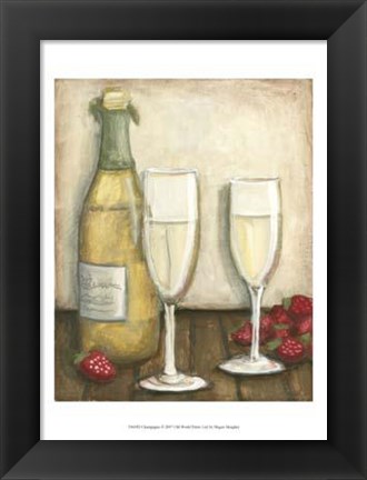 Framed Champagne Print