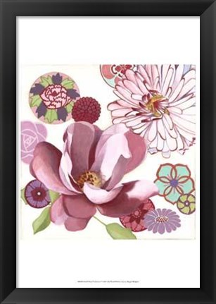 Framed Small Petal Profusion I Print