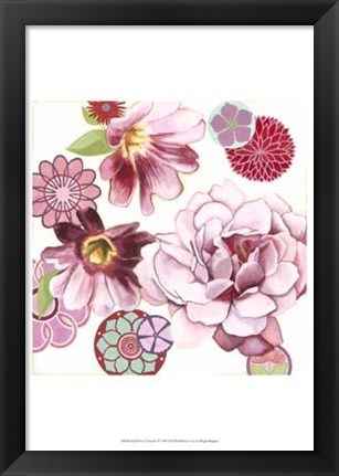 Framed Small Petal Profusion II Print