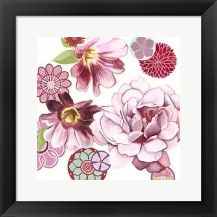 Framed Small Petal Profusion II Print