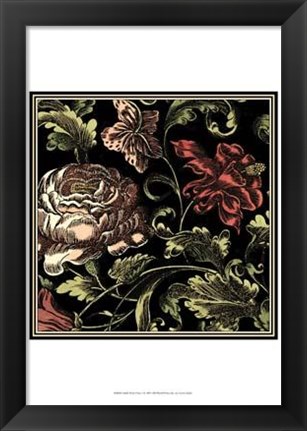 Framed Small Floral Fancy I Print