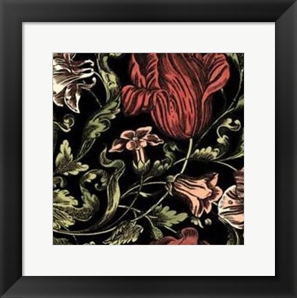 Framed Small Floral Fancy IV Print