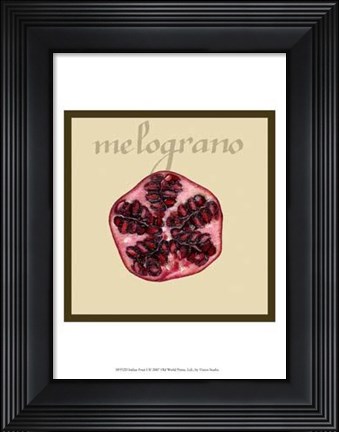 Framed Italian Fruit I Print