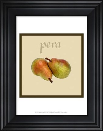 Framed Italian Fruit II Print