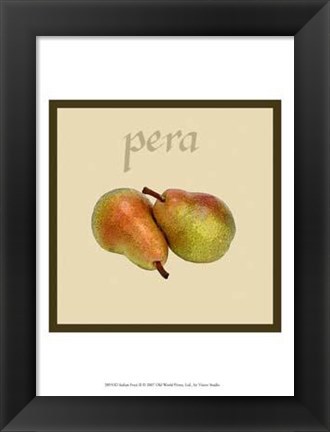 Framed Italian Fruit II Print