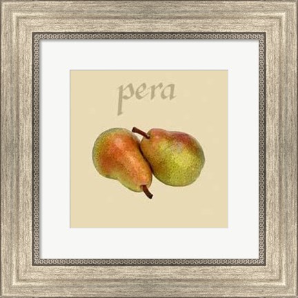 Framed Italian Fruit II Print
