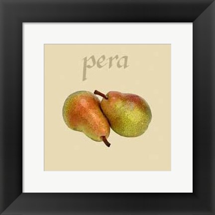 Framed Italian Fruit II Print