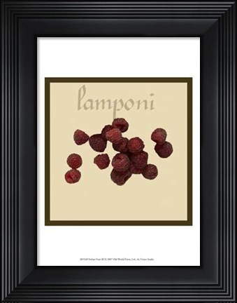 Framed Italian Fruit III Print