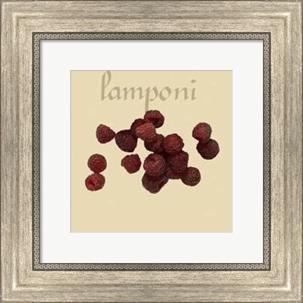 Framed Italian Fruit III Print
