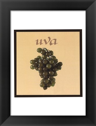 Framed Italian Fruit IV Print