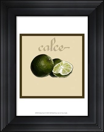 Framed Italian Fruit V Print