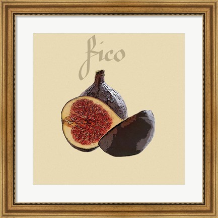 Framed Italian Fruit VI Print