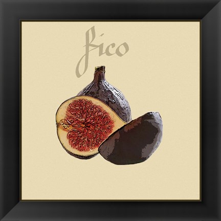 Framed Italian Fruit VI Print