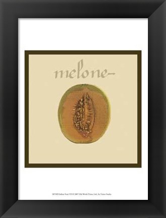 Framed Italian Fruit VII Print