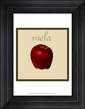 Framed Italian Fruit VIII Print