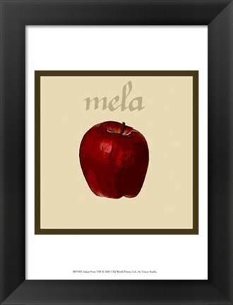 Framed Italian Fruit VIII Print