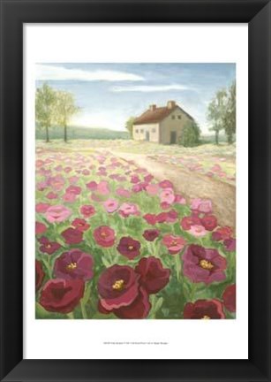 Framed Pink Meadow Print
